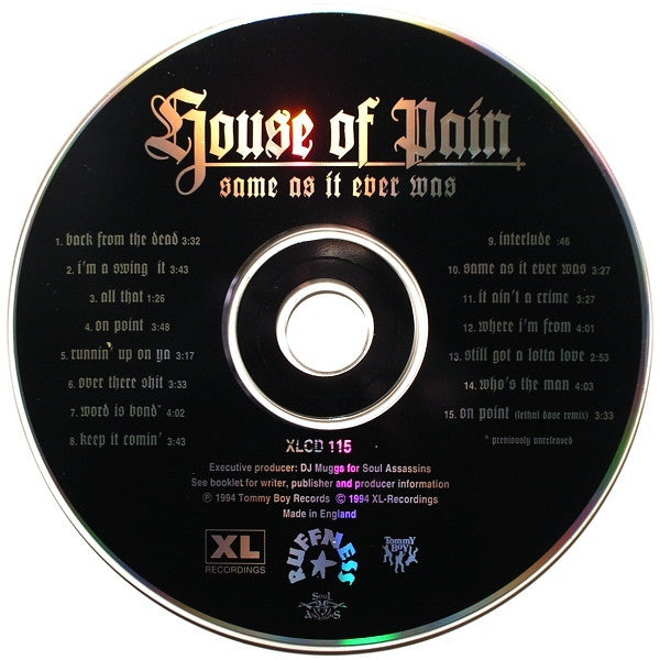 House Of Pain : Same As It Ever Was (CD, Album)
