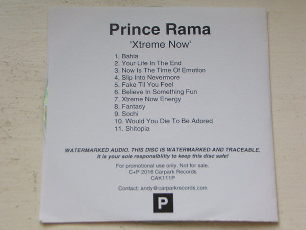 Prince Rama Of Ayodhya : Xtreme Now (CDr, Album, Copy Prot., Promo)