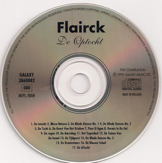 Flairck : De Optocht (CD, Album)