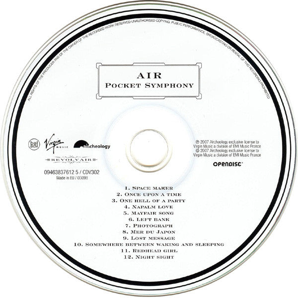 AIR : Pocket Symphony (CD, Album, Enh)