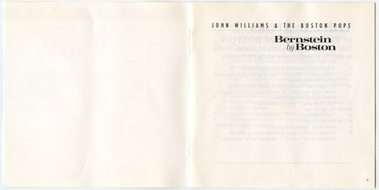 Leonard Bernstein, Boston Pops Orchestra, John Williams (4) : Bernstein By Boston (CD)