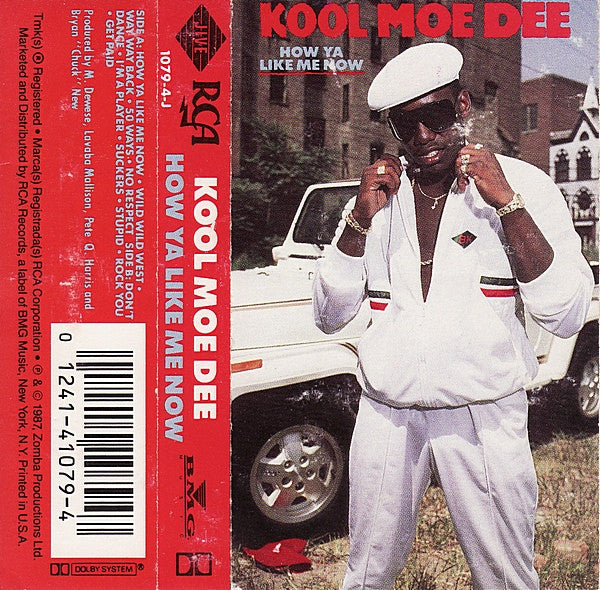 Kool Moe Dee : How Ya Like Me Now (Cass, Album, Whi)