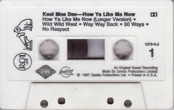 Kool Moe Dee : How Ya Like Me Now (Cass, Album, Whi)