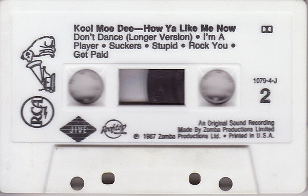 Kool Moe Dee : How Ya Like Me Now (Cass, Album, Whi)