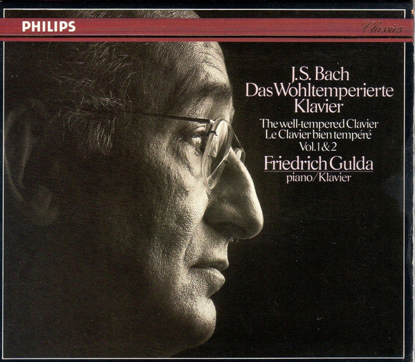 Johann Sebastian Bach, Friedrich Gulda : Das Wohltemperierte Klavier = The Well-Tempered Clavier = Le Clavier Bien Tempéré Vol. 1 & 2 (4xCD, Album, RE)
