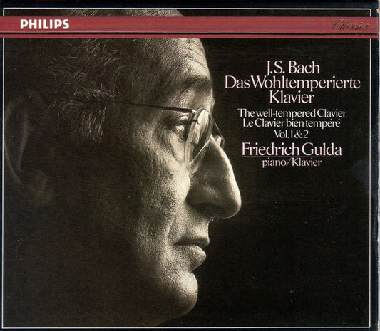 Johann Sebastian Bach, Friedrich Gulda : Das Wohltemperierte Klavier = The Well-Tempered Clavier = Le Clavier Bien Tempéré Vol. 1 & 2 (4xCD, Album, RE)