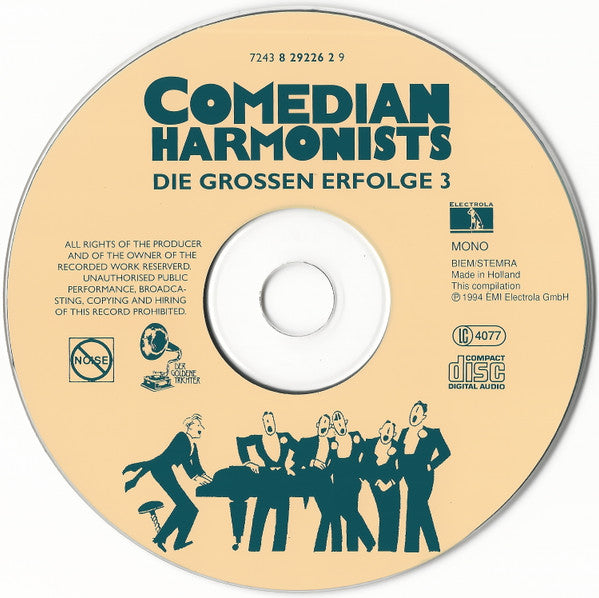 Comedian Harmonists : Die Grossen Erfolge 3 (CD, Comp, Mono)