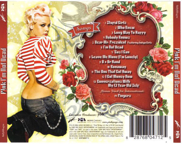 P!NK : I'm Not Dead (CD, Album)