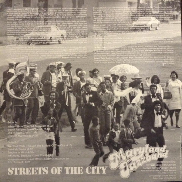 Maryland Jazz Band Of Cologne : Streets Of The City (LP, Album)