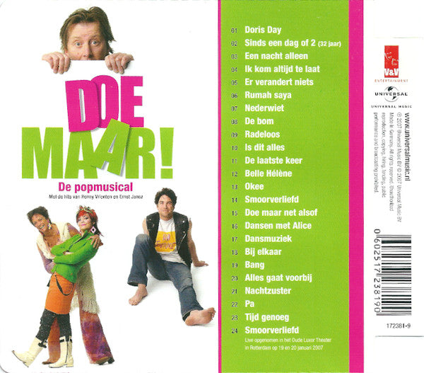 Various : Doe Maar! De Popmusical (CD, Album)