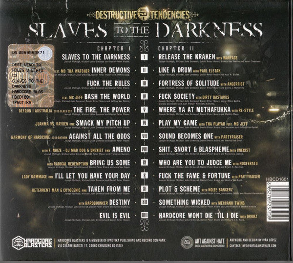 Destructive Tendencies : Slaves To The Darkness (2xCD, Album)