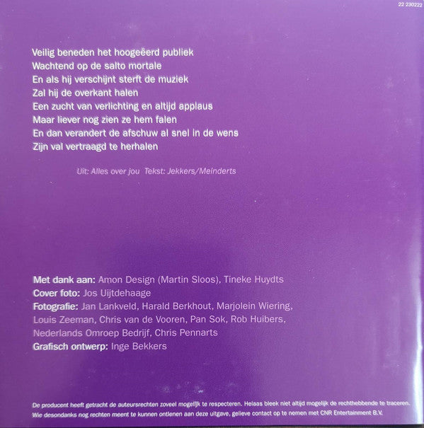Harrie Jekkers : Tot Zo Ver (CD, Album, RE + 2xCD + 2xCD, RE + CD, Album, RE + )