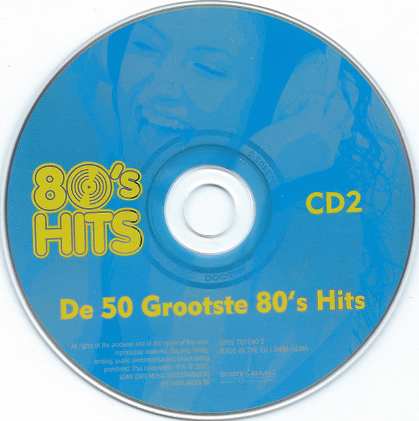 Various : De 50 Grootste 80's Hits (3xCD, Comp)