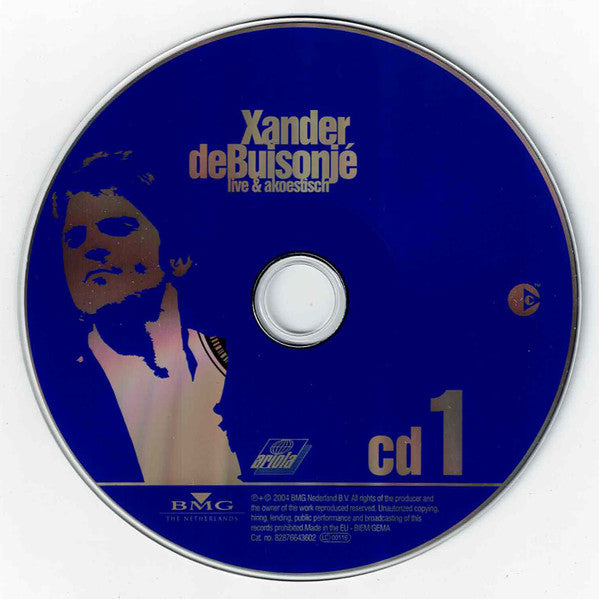 Xander de Buisonjé : Live & Akoestisch (2xCD, Album)