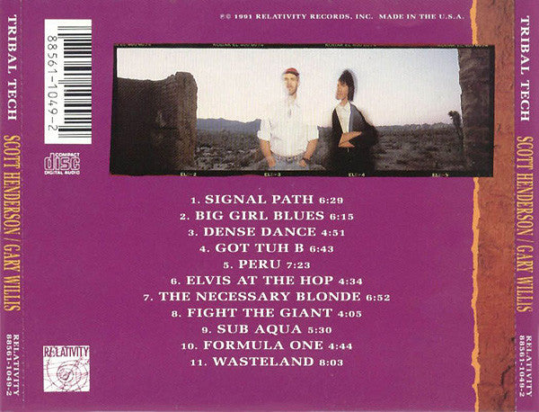Scott Henderson (2), Gary Willis : Tribal Tech (CD, Album)