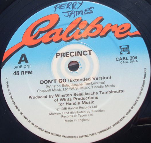 Precinct : Don't Go (12")