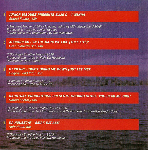Junior Vasquez : The Future Sound Of New York (CD, Mixed)