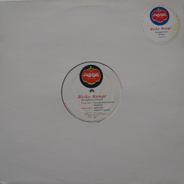 Ricky Rouge : Strange Love (Remix) (12")