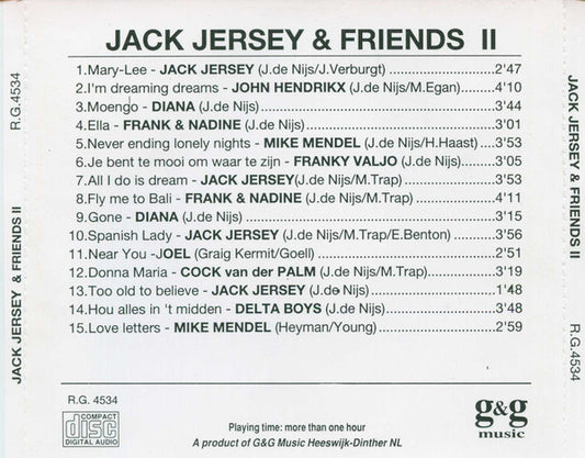 Jack Jersey, Various : Jack Jersey And Friends 2 (CD, Comp)