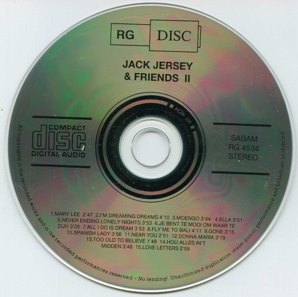 Jack Jersey, Various : Jack Jersey And Friends 2 (CD, Comp)