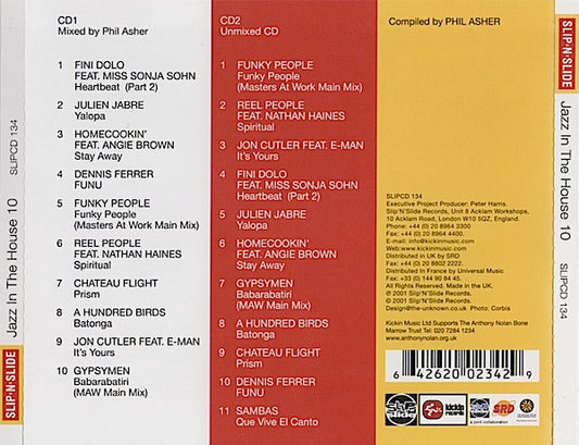 Various : Jazz In The House 10 (Le Dixième Chapitre) (CD, Mixed + CD, Comp)