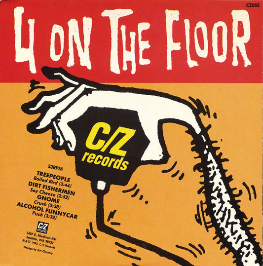 Various : 4 On The Floor (7", Red)