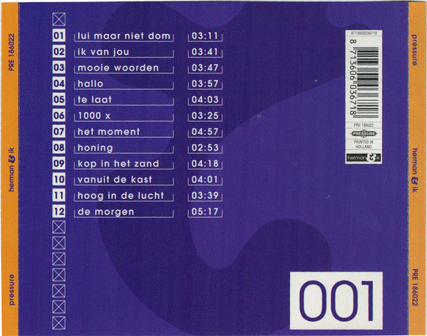 Herman & Ik : 001 (CD, Album)