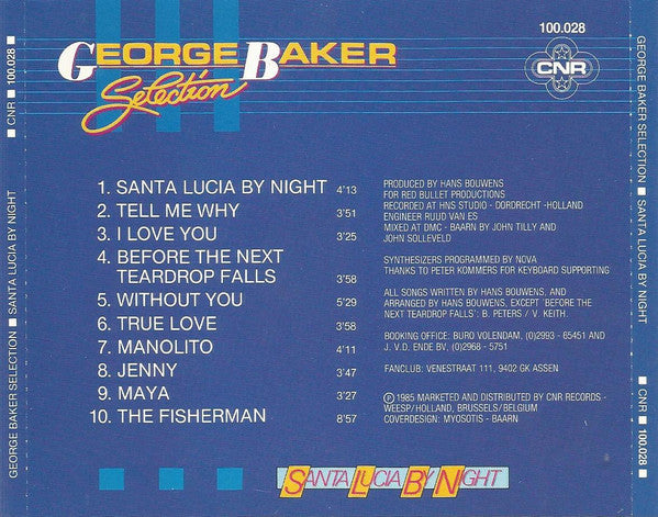 George Baker Selection : Santa Lucia By Night (CD, Album)