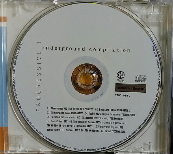Various : Progressive 1 underground compilation (CD, Comp)