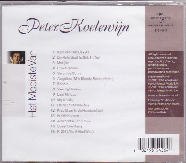 Peter Koelewijn : Het Mooiste Van (CD, Comp)