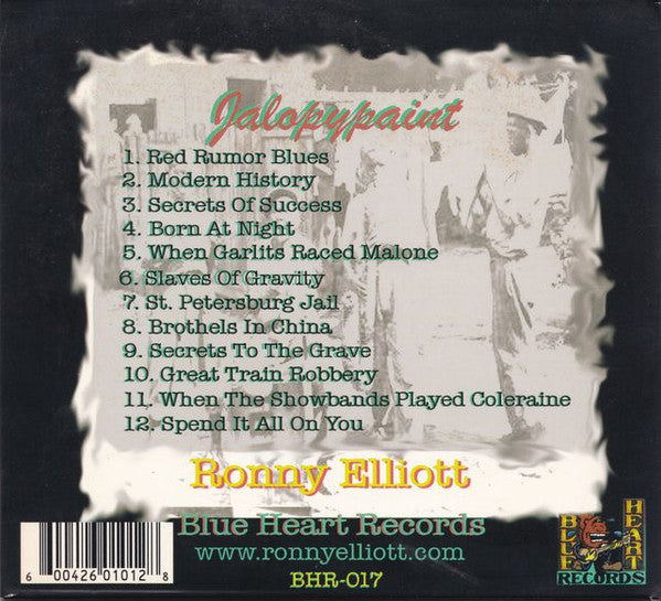 Ronny Elliott : Jalopypaint (CD, Album)