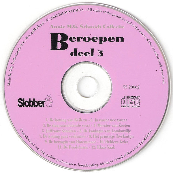 Annie M.G. Schmidt : Beroepen (CD)