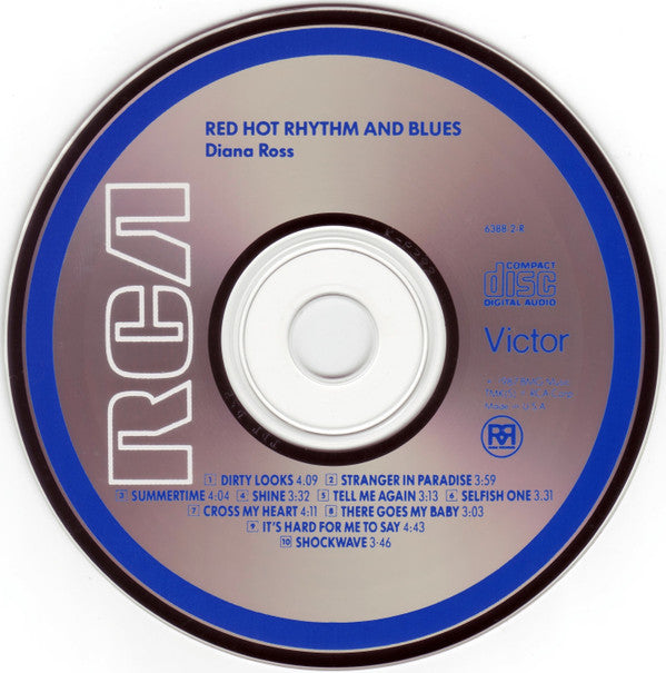 Diana Ross : Red Hot Rhythm + Blues (CD, Album)