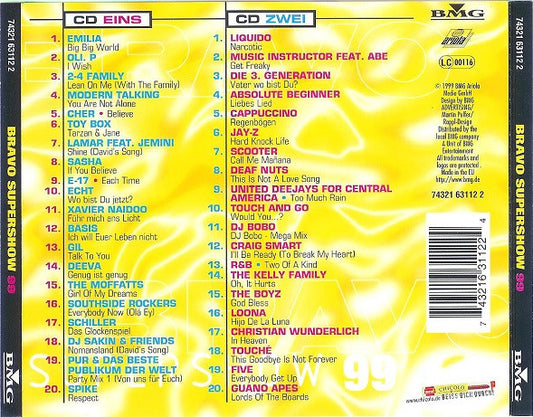 Various : Bravo Supershow 99 (2xCD, Comp)