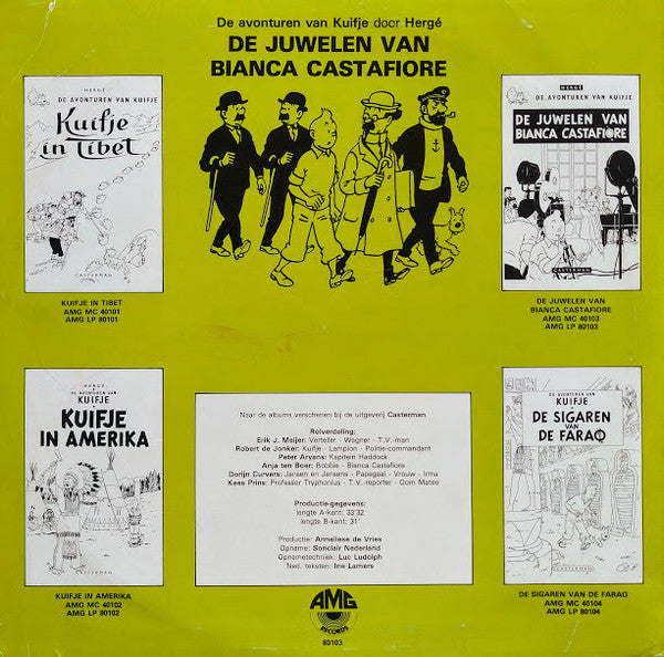 Hergé : De Juwelen Van Bianca Castafiore (LP, Album)