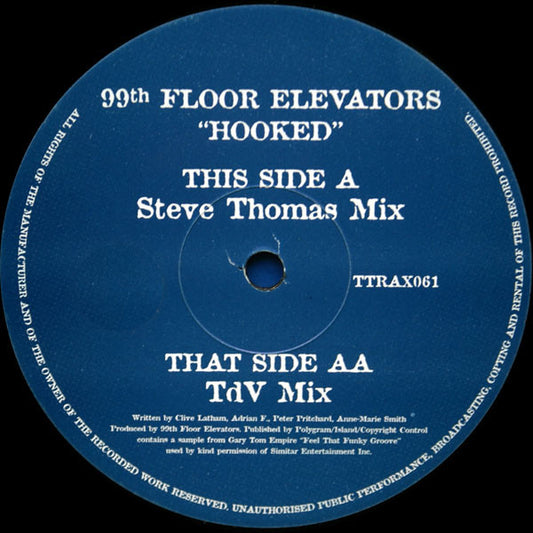 99th Floor Elevators : Hooked (12", One)