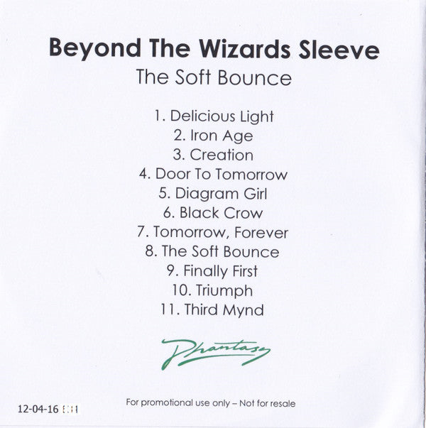 Beyond The Wizards Sleeve : The Soft Bounce (CDr, Album, Num, Promo, Pla)
