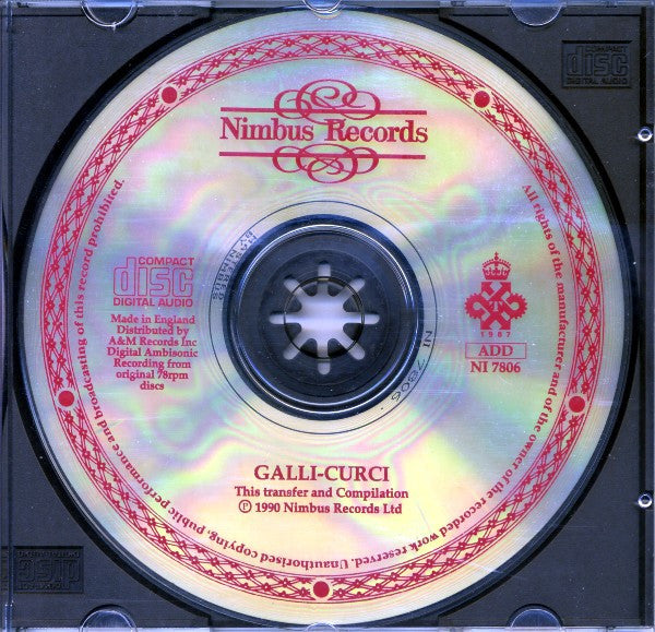 Amelita Galli-Curci : Galli-Curci (CD, Comp, Amb)