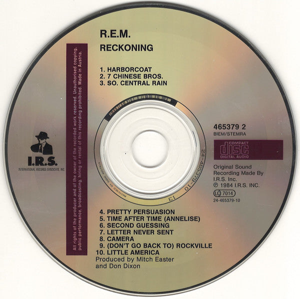 R.E.M. : Reckoning (CD, Album, RE)