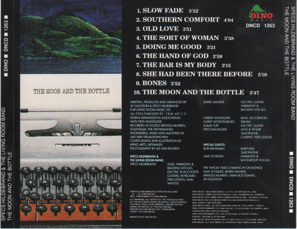 Specs Hildebrand & The Living Room Band : The Moon And The Bottle (CD, Album)