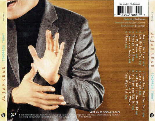 Al Jarreau : Tomorrow Today (CD, Album, UK )