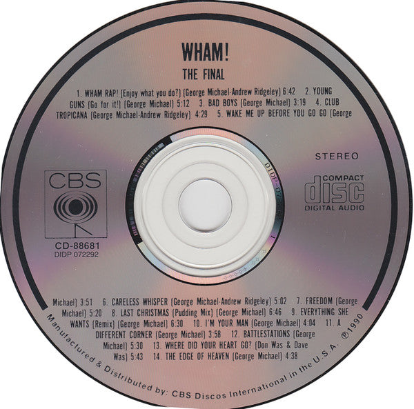 Wham! : The Final (CD, Comp, RE)
