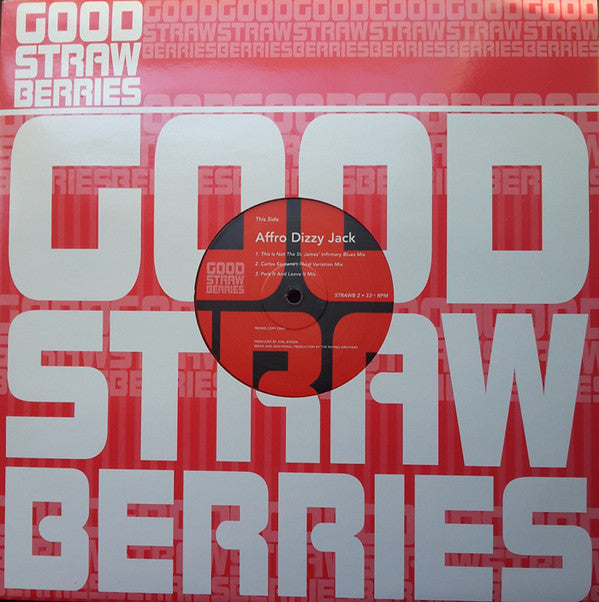 The Good Strawberries : Affro Dizzy Jack (12", Promo, Red)