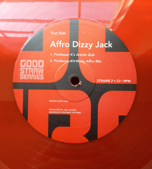 The Good Strawberries : Affro Dizzy Jack (12", Promo, Red)