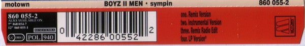 Boyz II Men : Sympin (CD, Maxi)