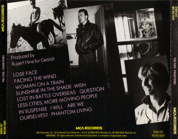 The Fixx : Phantoms (CD, Album)