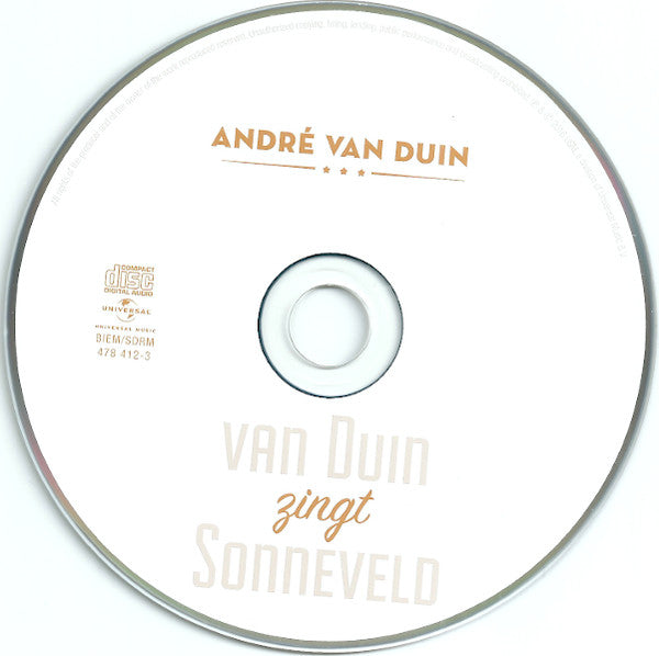 André van Duin : Van Duin Zingt Sonneveld (CD, Album)