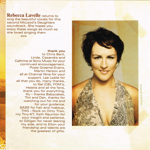 Rebecca Lavelle : McLeod's Daughters (Songs From The Series) - Volume 2 (CD, Album)