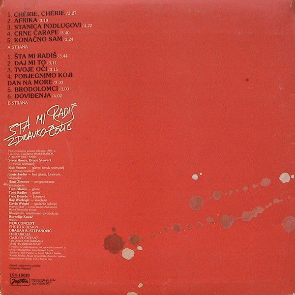 Zdravko Čolić : Šta Mi Radiš (LP, Album)