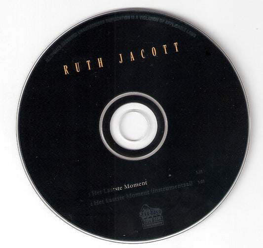 Ruth Jacott : Het Laatste Moment (CD, Single)